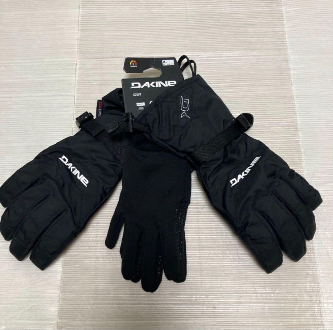 送料無料 新品 DAKINE SCOUT ５本指 スノーグローブ M BLK