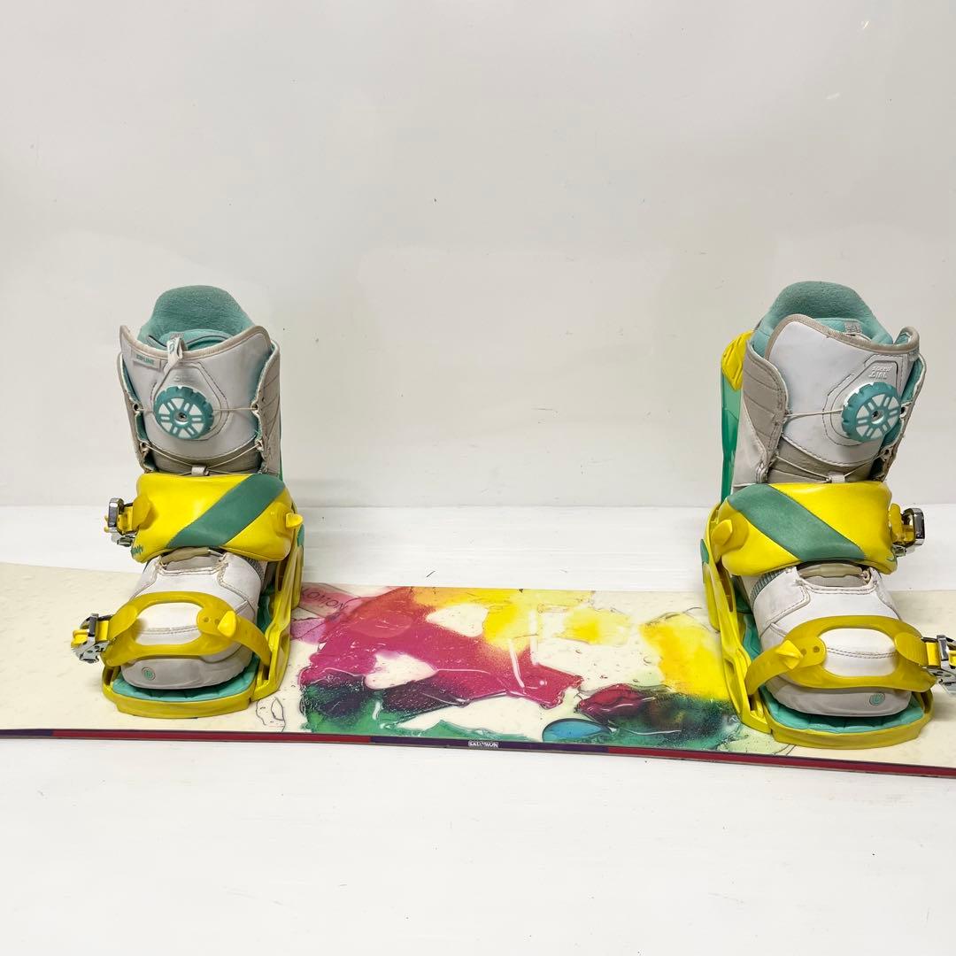 レディース　SALOMON BURTON スノボセット　バートン　ケース付き