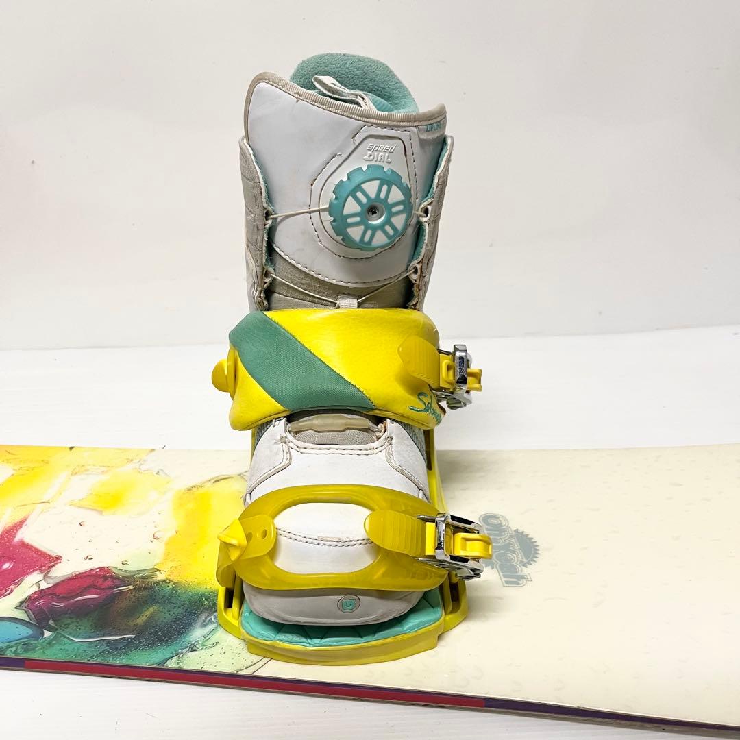 レディース　SALOMON BURTON スノボセット　バートン　ケース付き