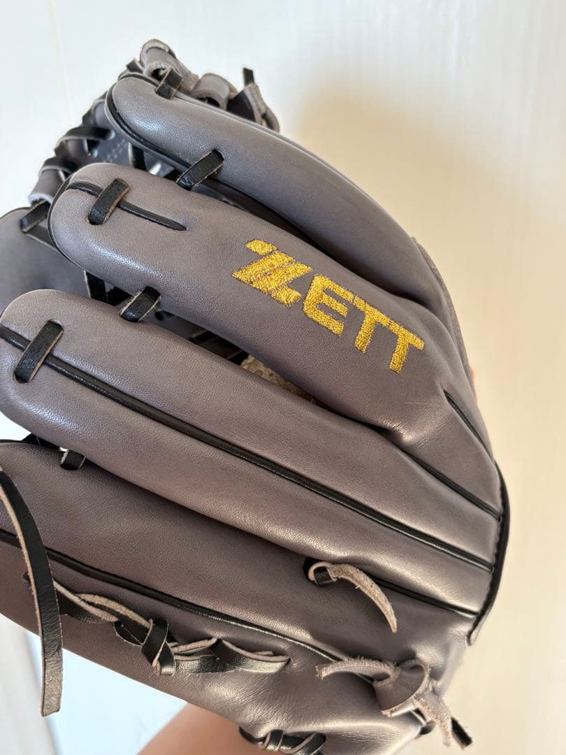 ZETT プロステイタス　軟式オーダーグラブ　ダークグレー　今宮モデル