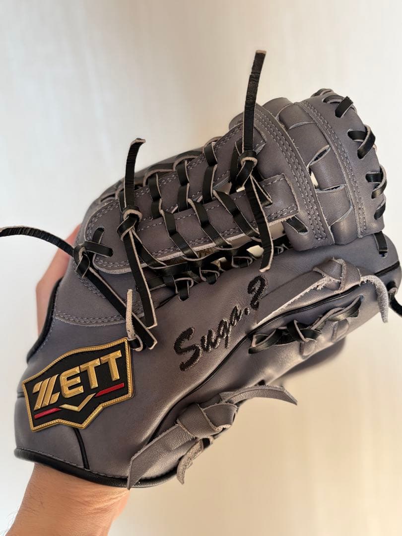 ZETT プロステイタス　軟式オーダーグラブ　ダークグレー　今宮モデル