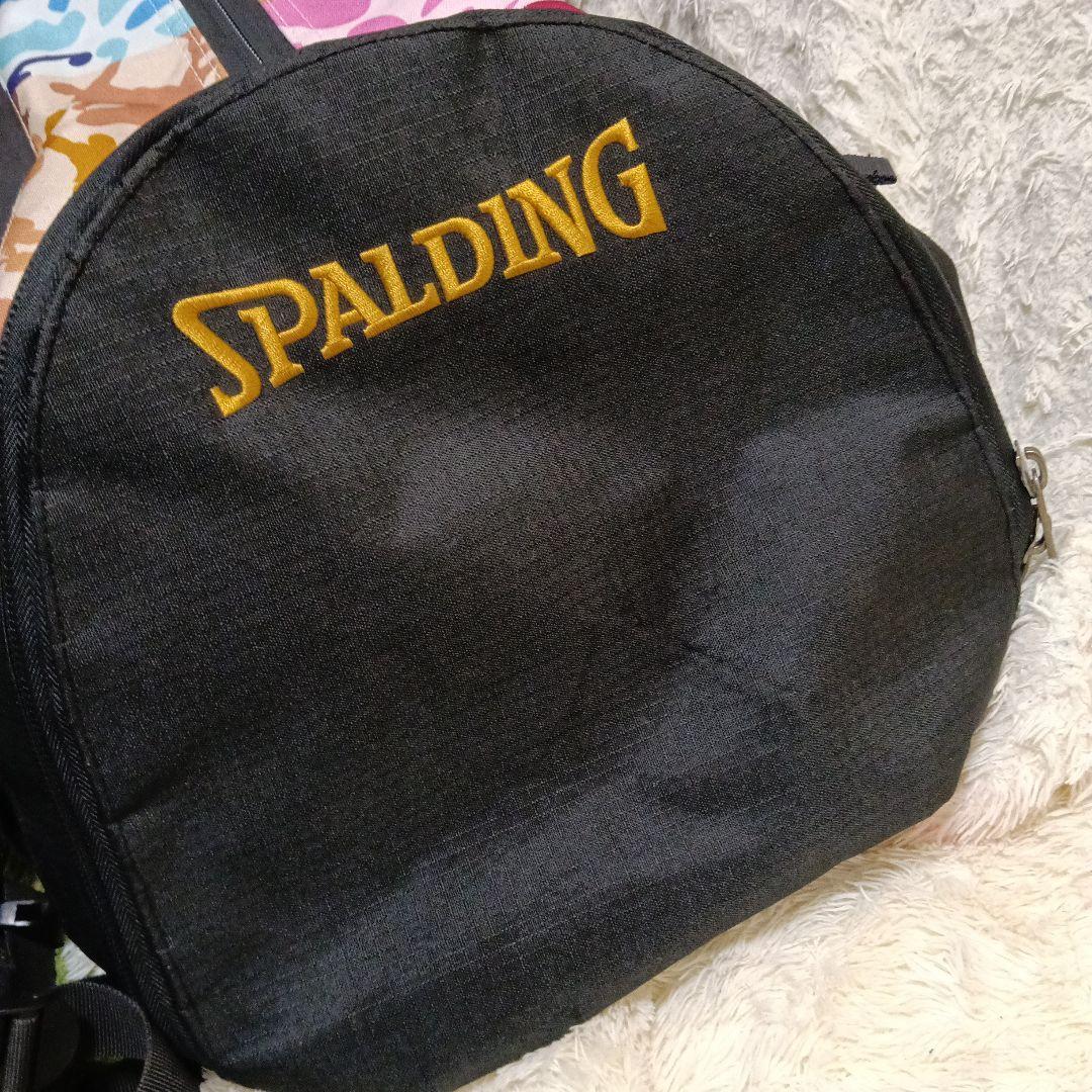 SPALDING カモフラ リュック バスケ 大容量 ボール収納可