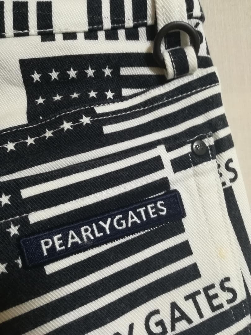 PEARLY GATES 星条旗総柄 ロングパンツ レデイースゴルフ サイズ1