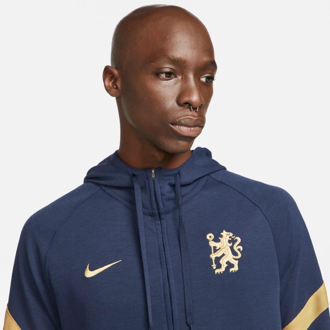 Chelsea fc パーカーNike navy/gold セットアップ L