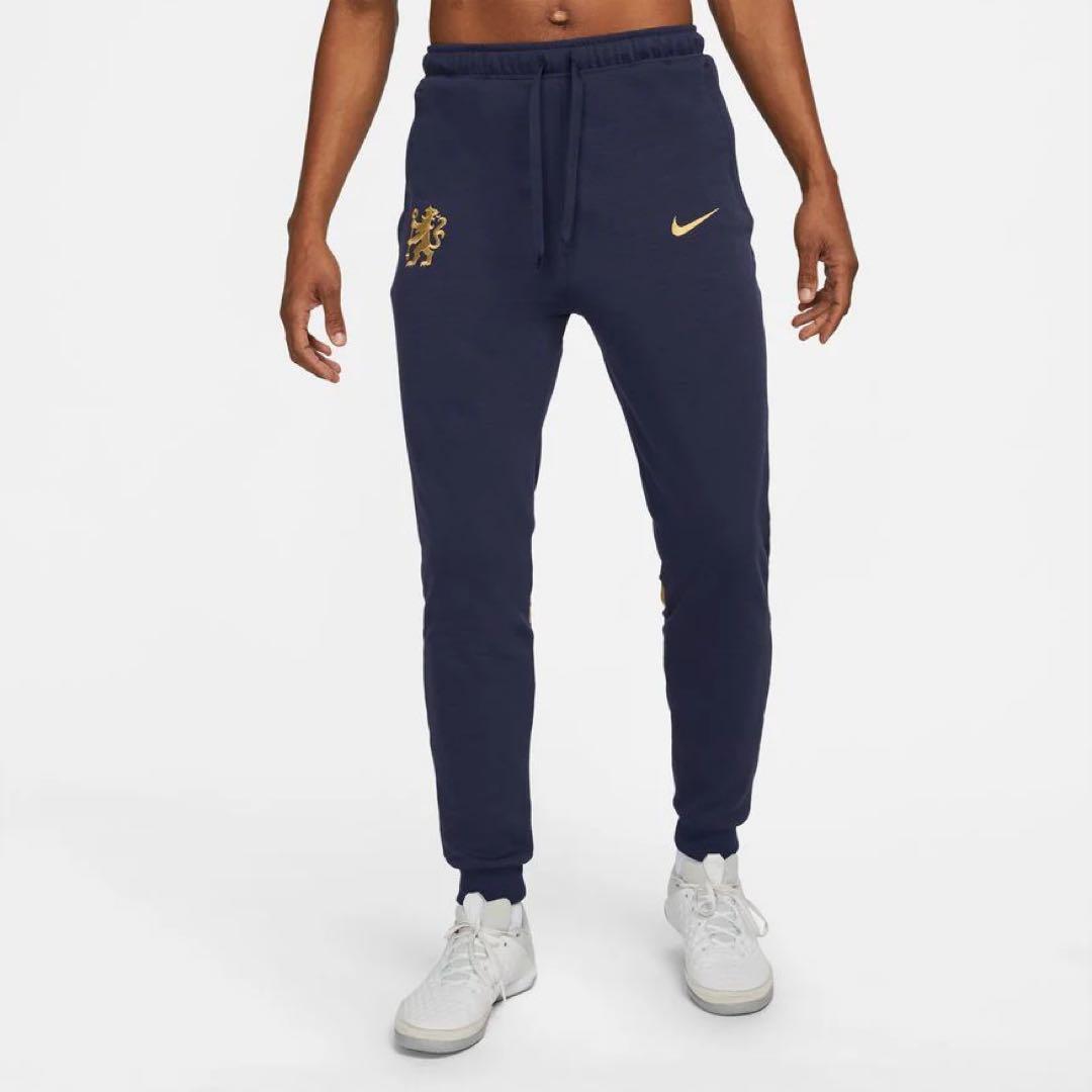Chelsea fc パーカーNike navy/gold セットアップ L
