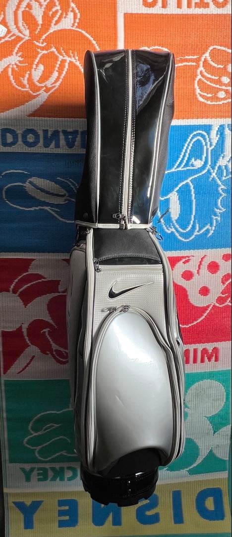 NIKE GOLF キャディバッグ ブラック/ホワイト/シルバー