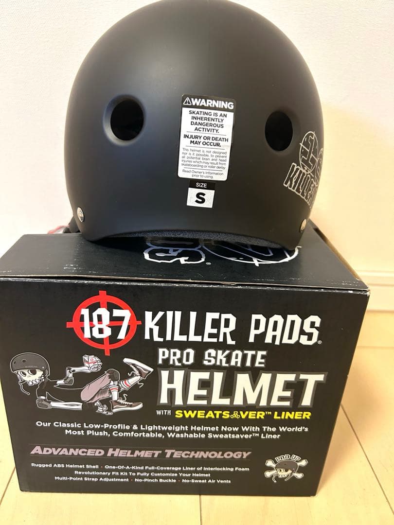 187 KILLER PADS PRO SKATE HELMET Sサイズ