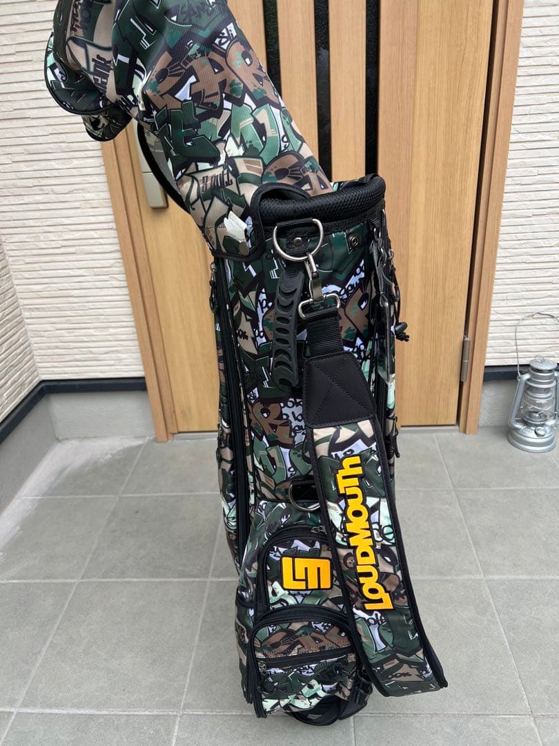 LOUDMOUTH 迷彩柄 キャディバッグ