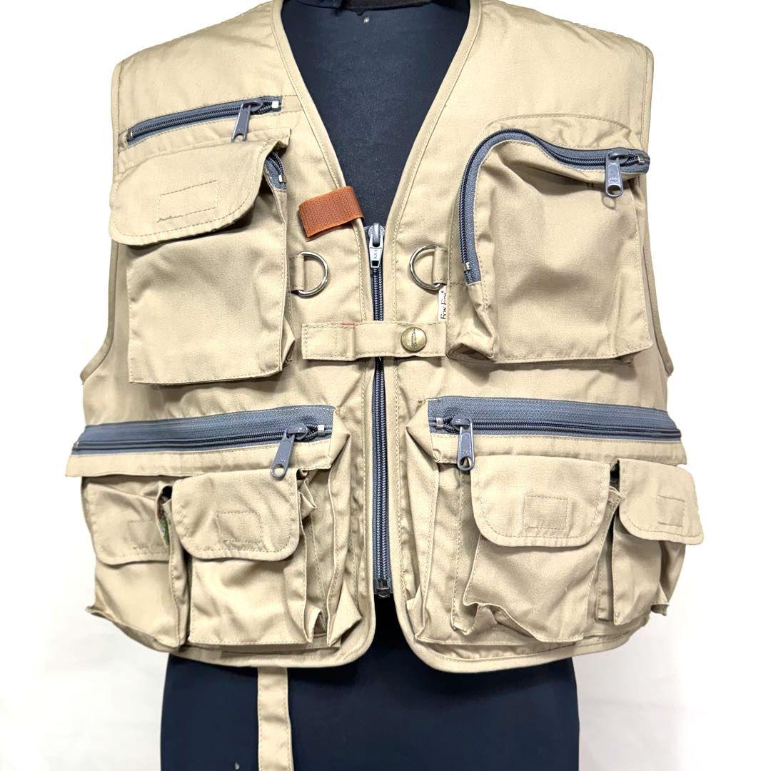 【美品】Fox Fire フォックスファイヤー フィッシングベスト チョッキ