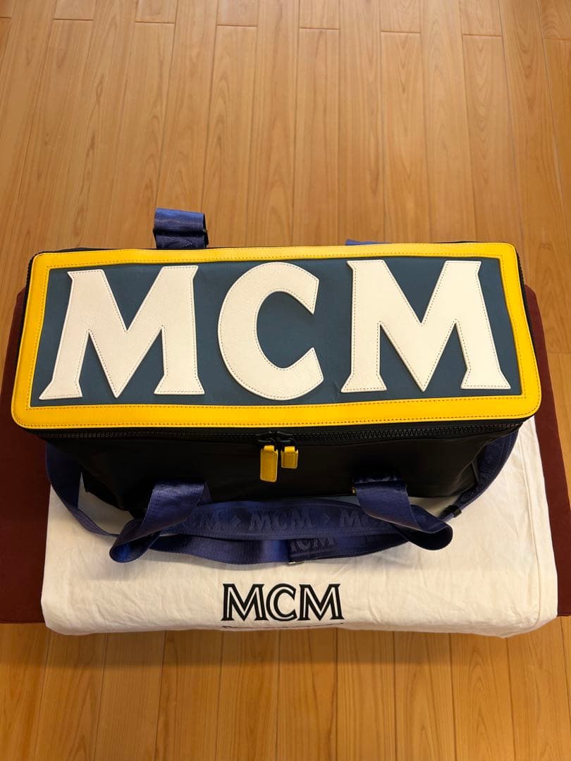 MCM ロゴデザイン ゴルフバッグ
