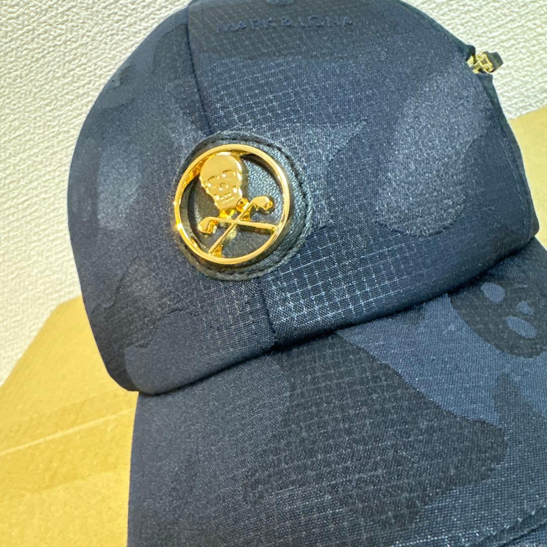 【MARK&LONA】Gauge Zip Cap★美品★ネイビー