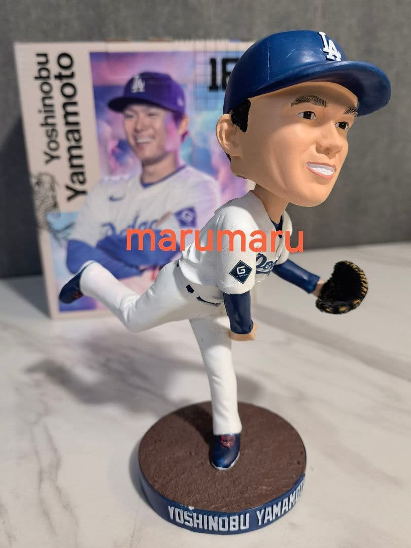 新品 山本由伸ボブルヘッド人形[本物] 6月13日ドジャーススタジアム限定配布①