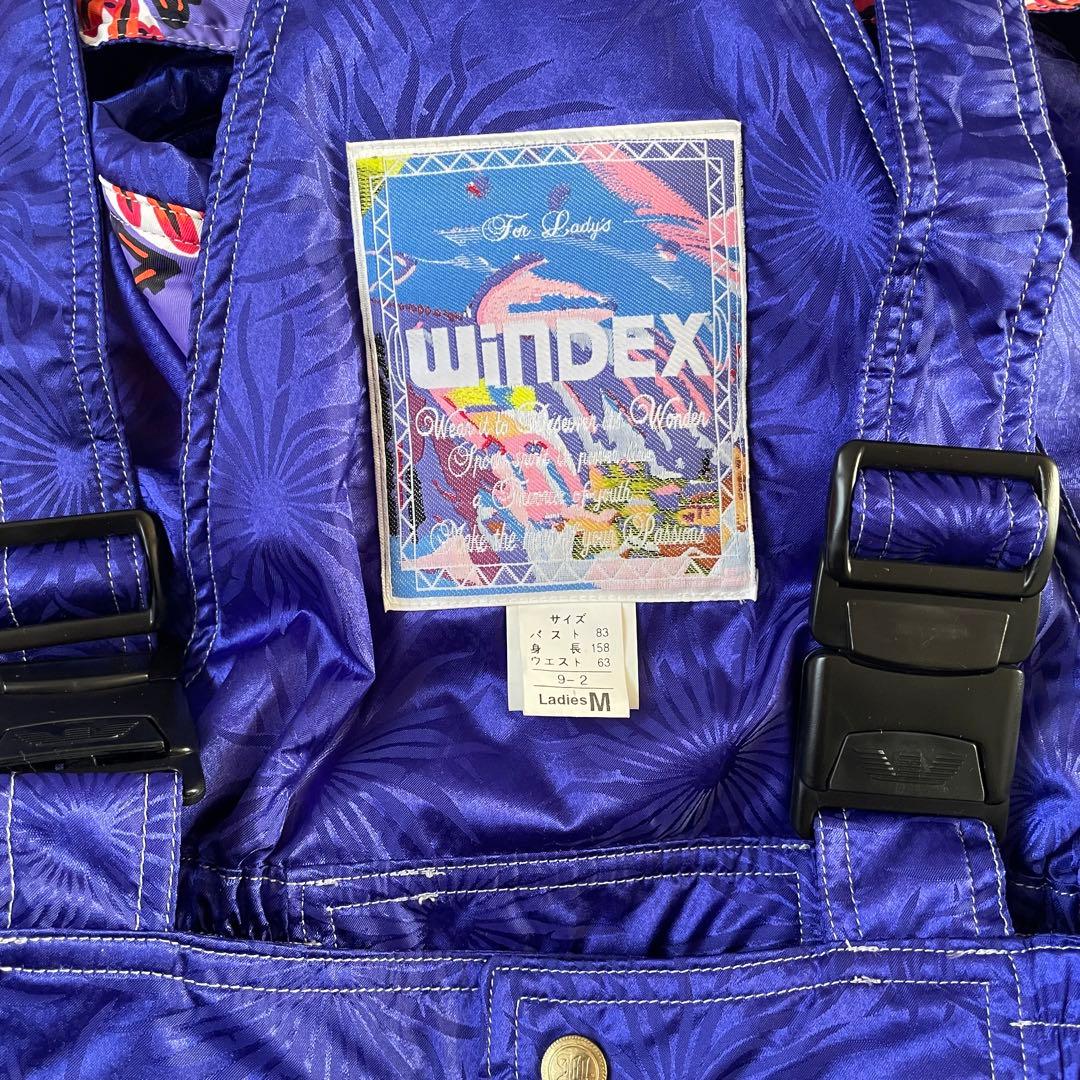 ウィンデックス レトロ スキーウェア 上下セット スノーウェア スキー