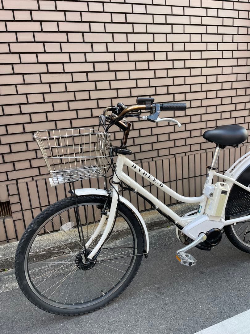 電動アシスト自転車 ホワイト シティタイプ