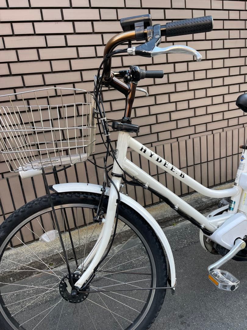 電動アシスト自転車 ホワイト シティタイプ