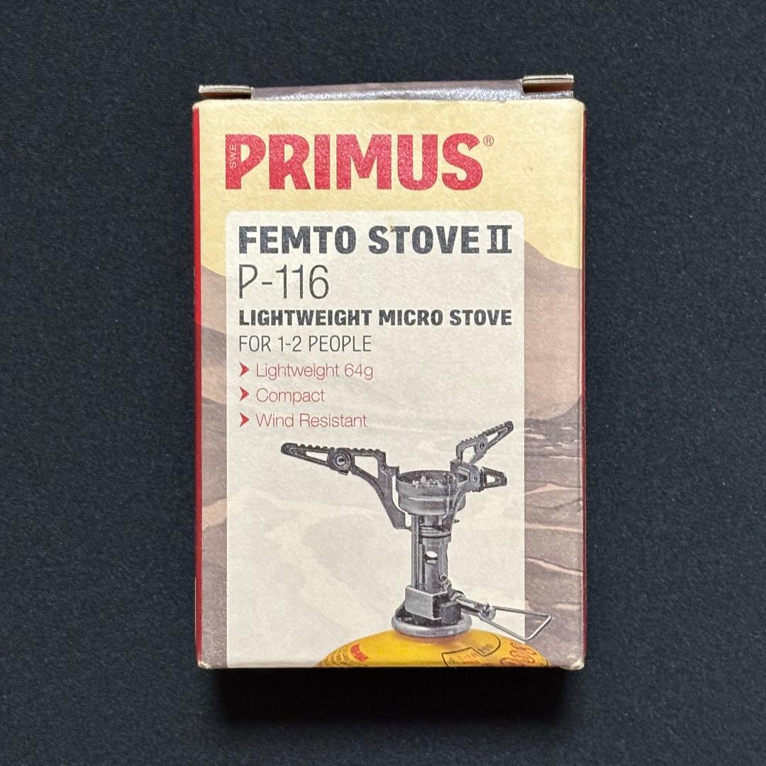 【新品未使用】PRIMUS プリムス フェムストーブII P-116