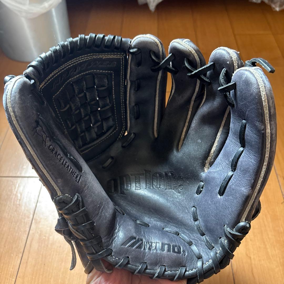 Mizuno 軟式グローブ 右投げ用 ネイビー