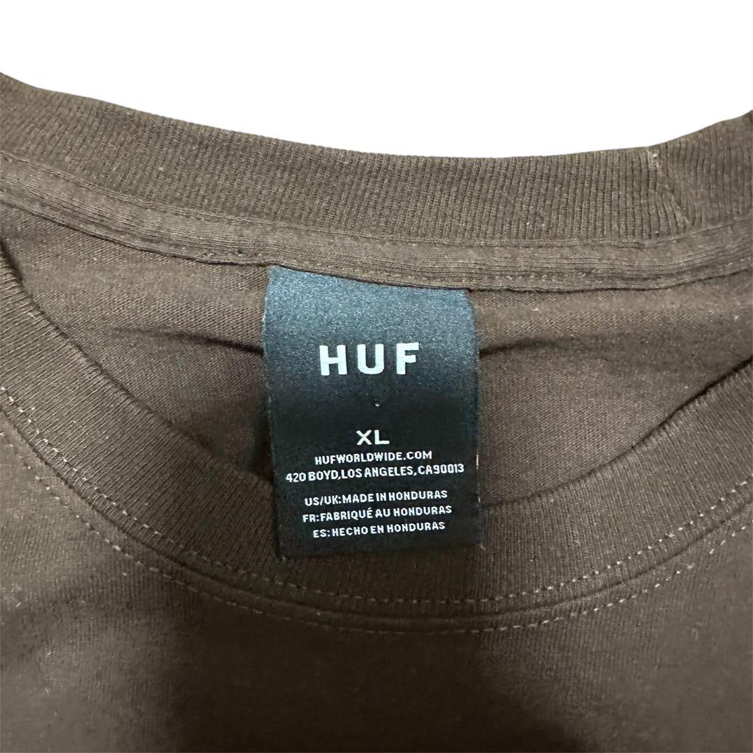 HUF XL ブラック ロングスリーブ Tシャツ