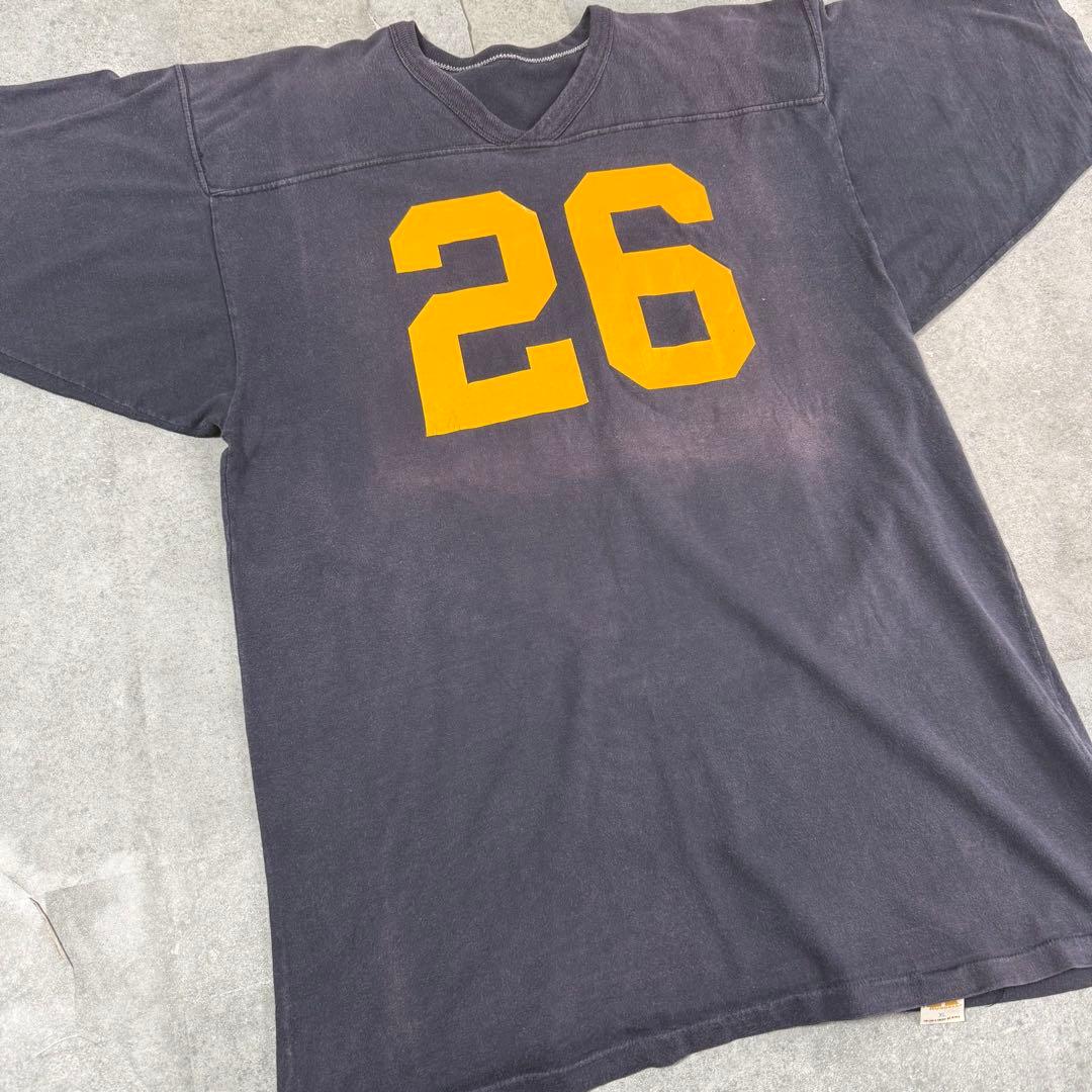 70s Russell Athletic フットボールT ナンバリング フェード