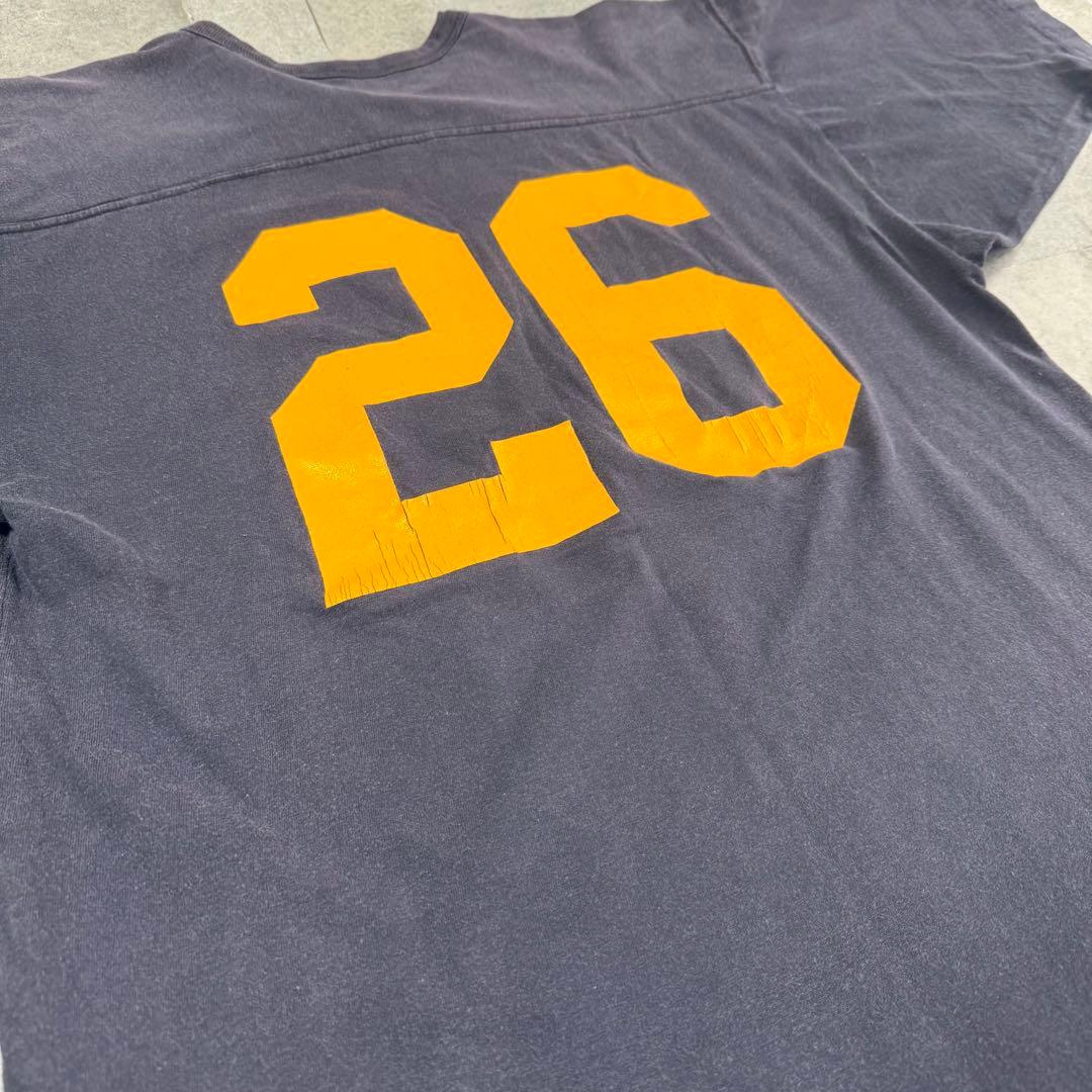 70s Russell Athletic フットボールT ナンバリング フェード