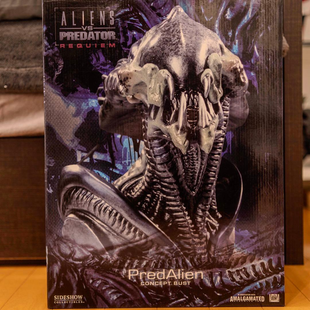 サイドショウ プレデリアン コンセプトバスト スタチュー AVP