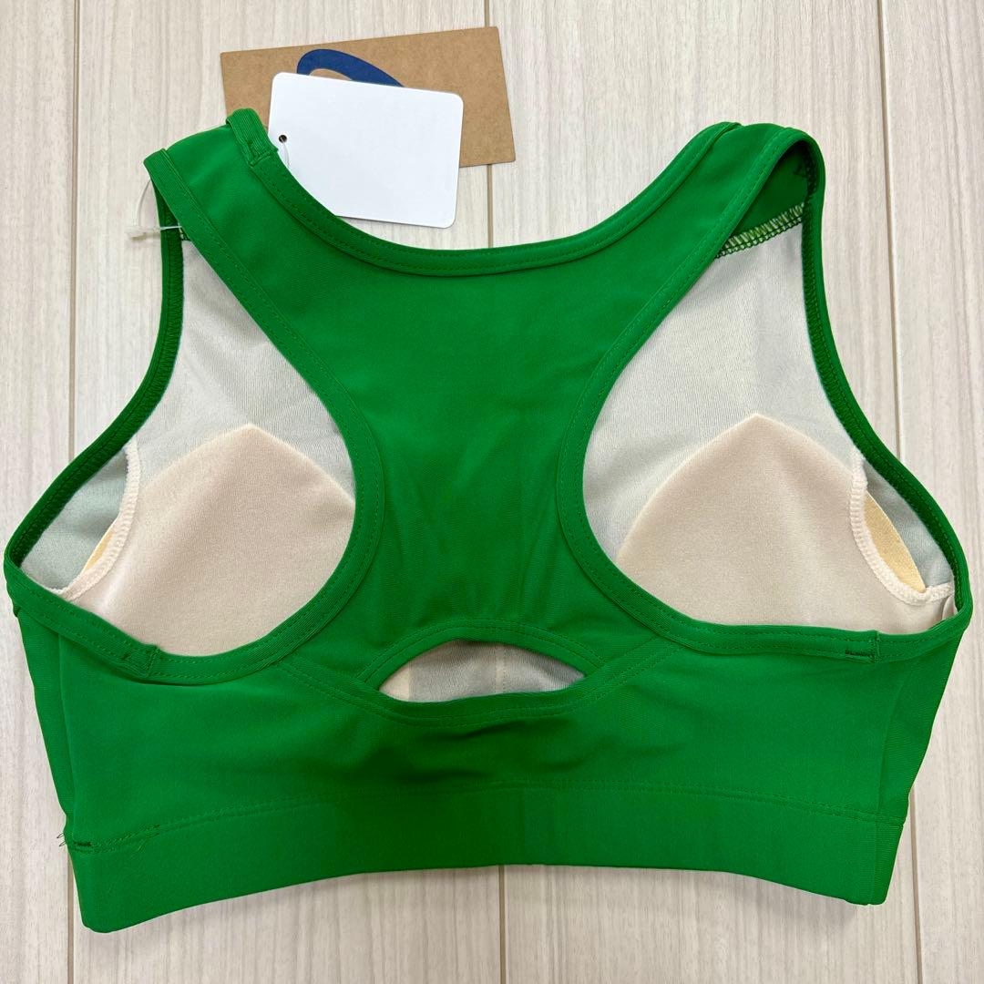 アシックス　女子陸上ユニフォーム上下セット　Mサイズ　アマゾングリーン単色　新品