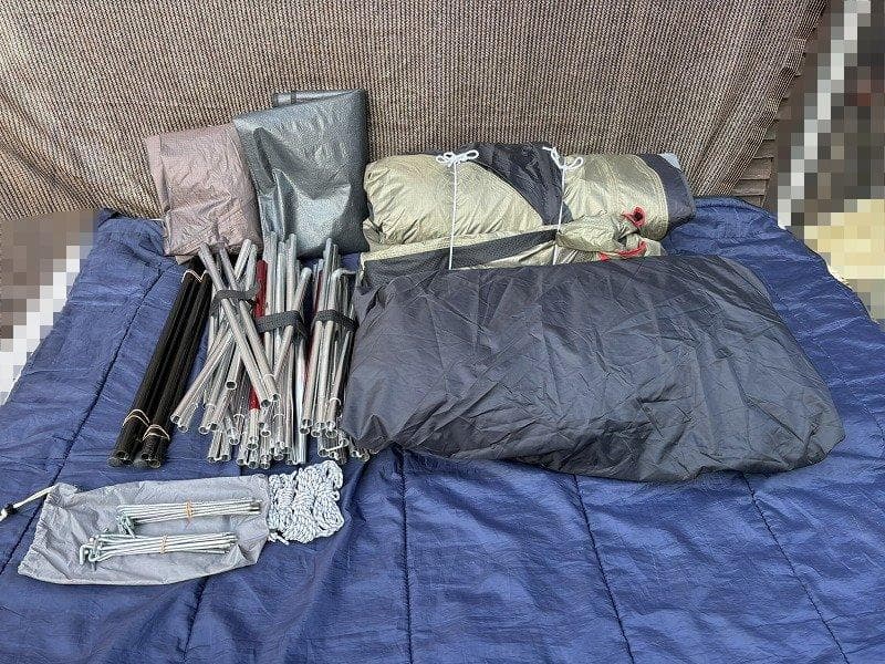 テントファクトリー 2ルーム ブルーウィンド アオバ AOBA-BW450R