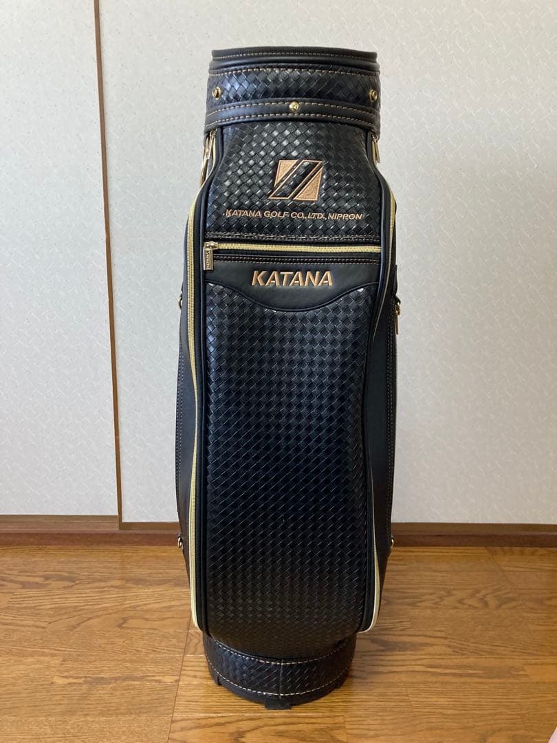 【美品】　カタナゴルフ　キャディバッグ　KATANA黒フード付き