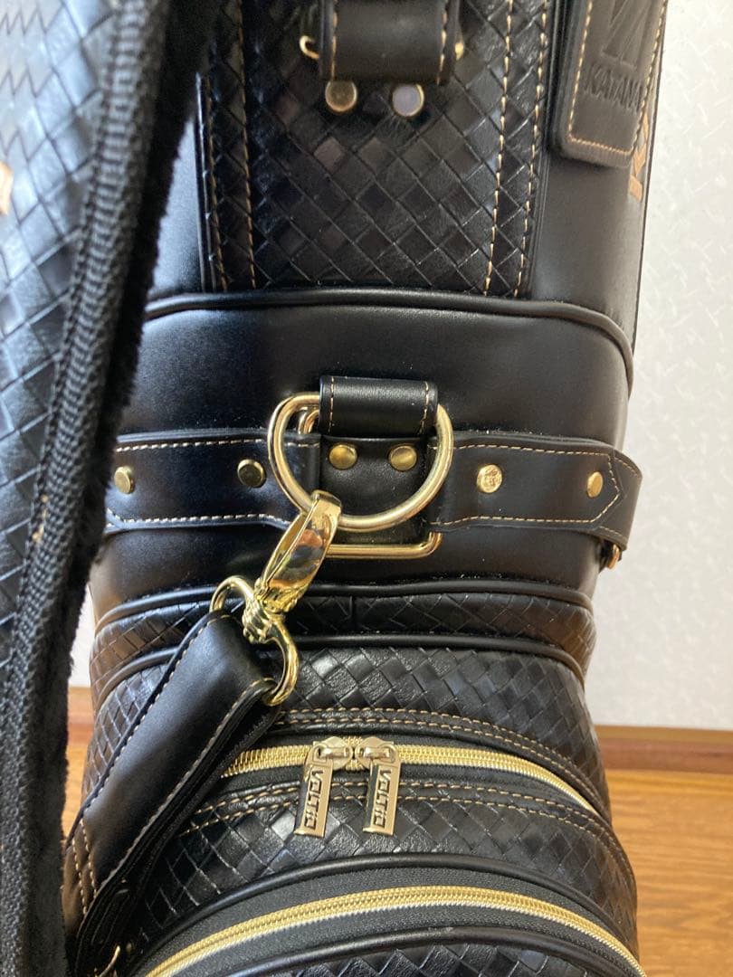 【美品】　カタナゴルフ　キャディバッグ　KATANA黒フード付き