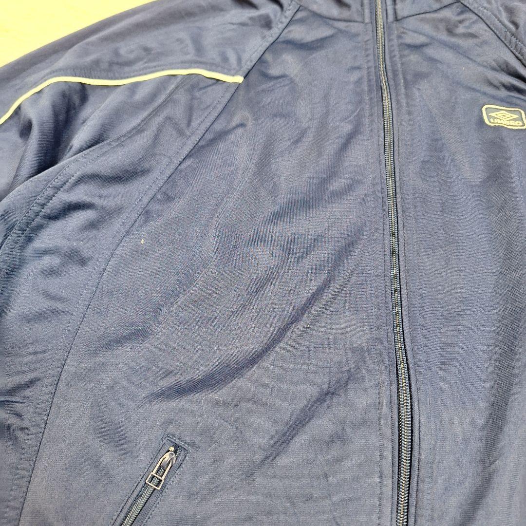 UMBRO　90'　トラックジャケット　ネイビー　ホワイト　左胸ロゴ　M