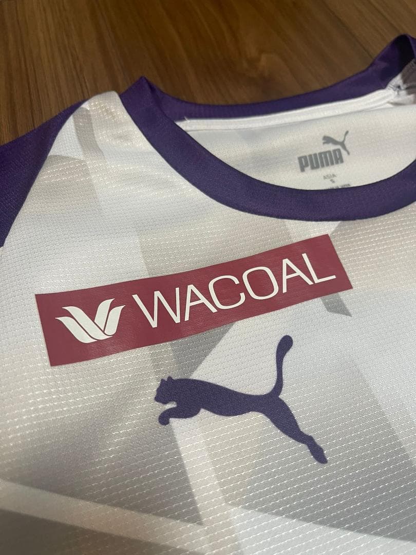 京都サンガF.C　2021　ユニフォーム　中野克哉　Sサイズ　PUMA 日本製