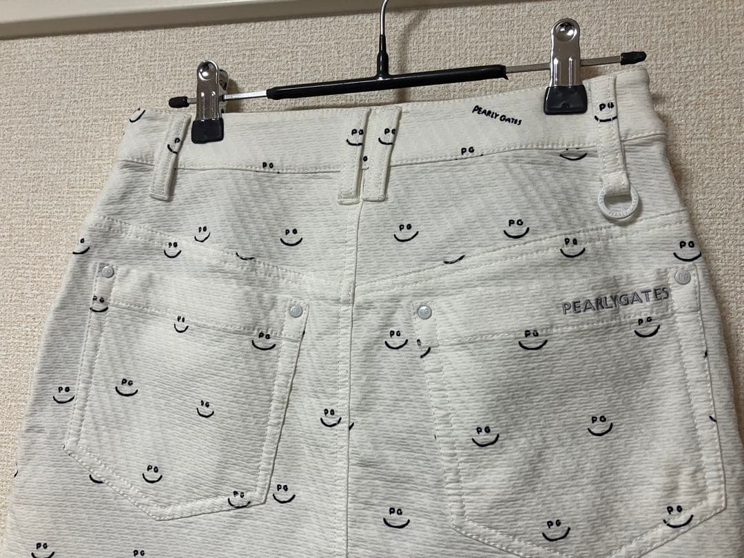 【美品】PEARLY GATES パーリーゲイツ フロントボタンスカート