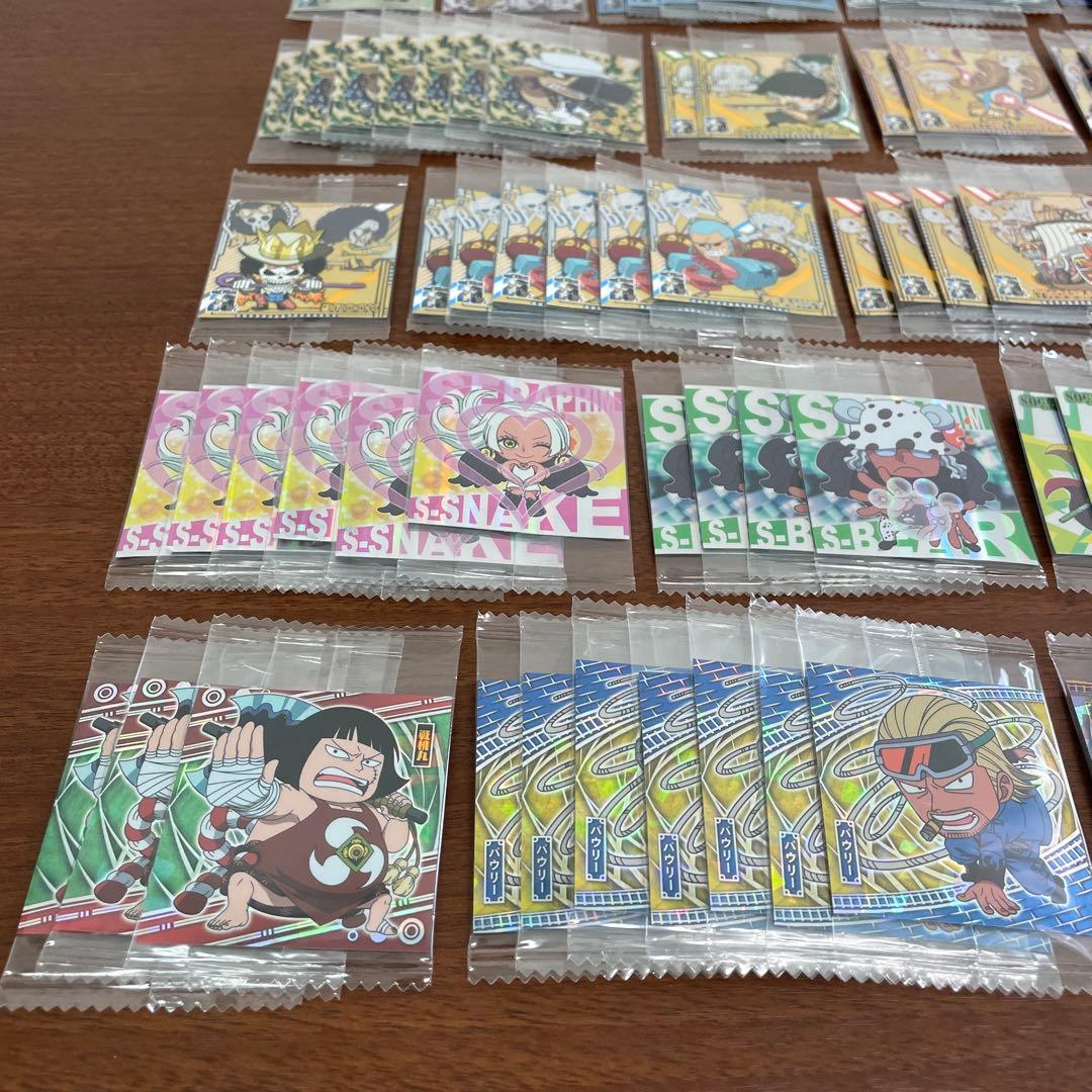 ❶ワンピース 大海賊ウエハースシール Log.9 SGR多数 約130枚