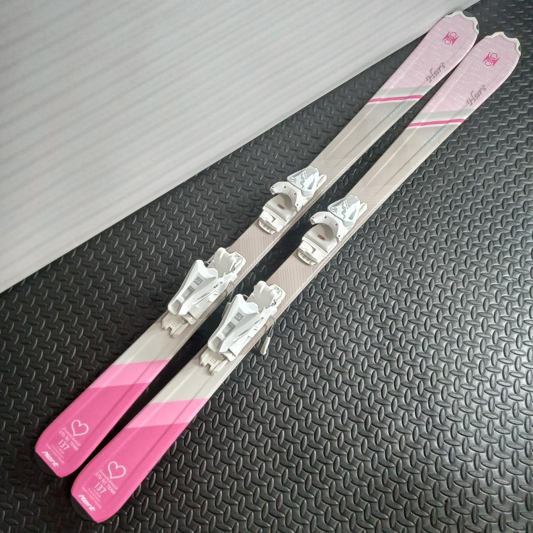 【137cm メンテ済み】中古ジュニアスキー板 Hart ハート