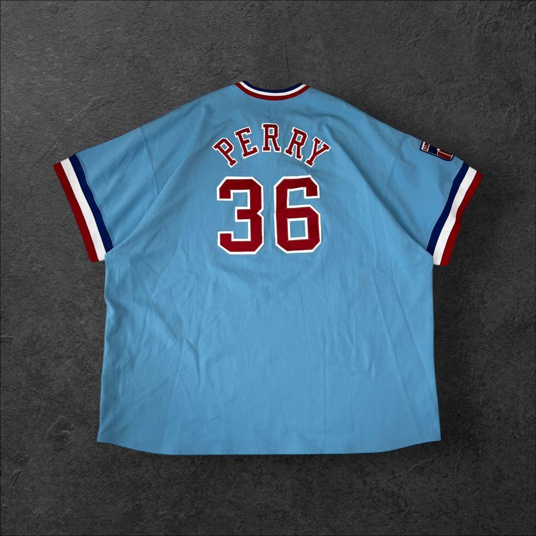 ミッチェルアンドネス テキサスレンジャーズ ペリー MLB ゲームシャツ