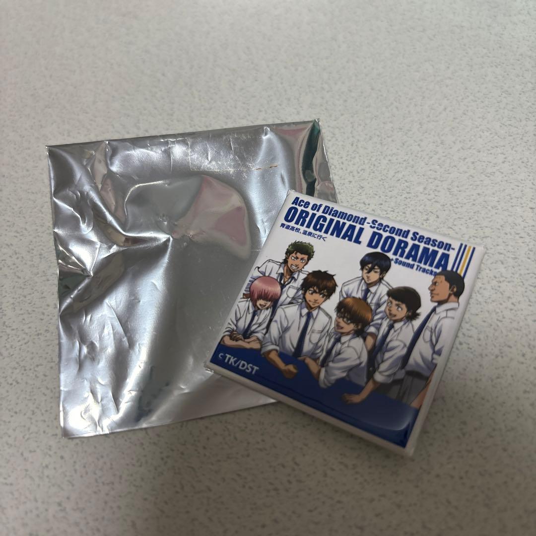 ダイヤのA 沢村栄純 スクエア缶バッジ
