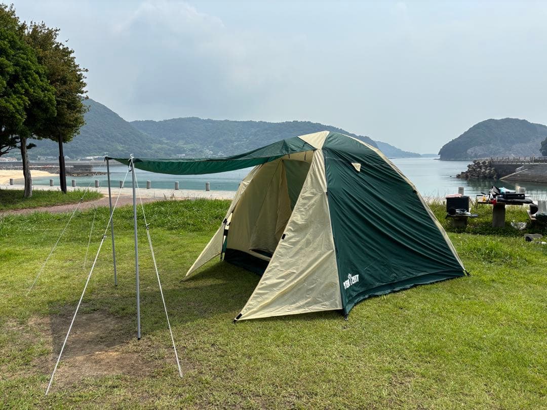 stein.zeit★かんたん設営‼️ワンタッチ大型ドームテント‼️〜4人用