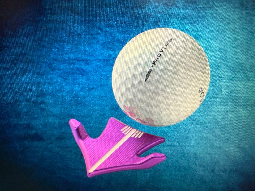 値下げ　Scotty Cameron エアロ　マーカー 紫 収納袋付き