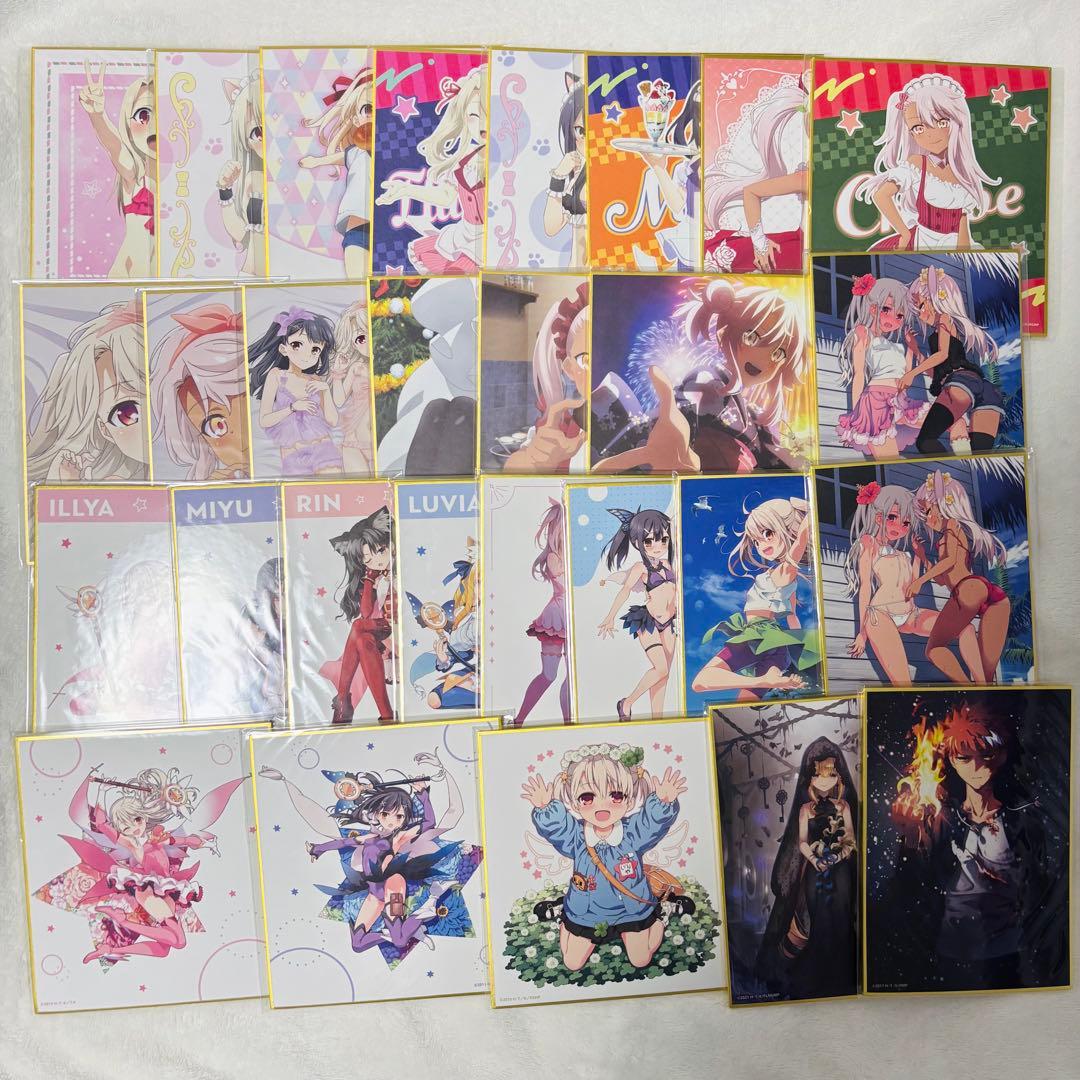 プリズマ☆イリヤ くじ ミニ色紙 28枚 セット