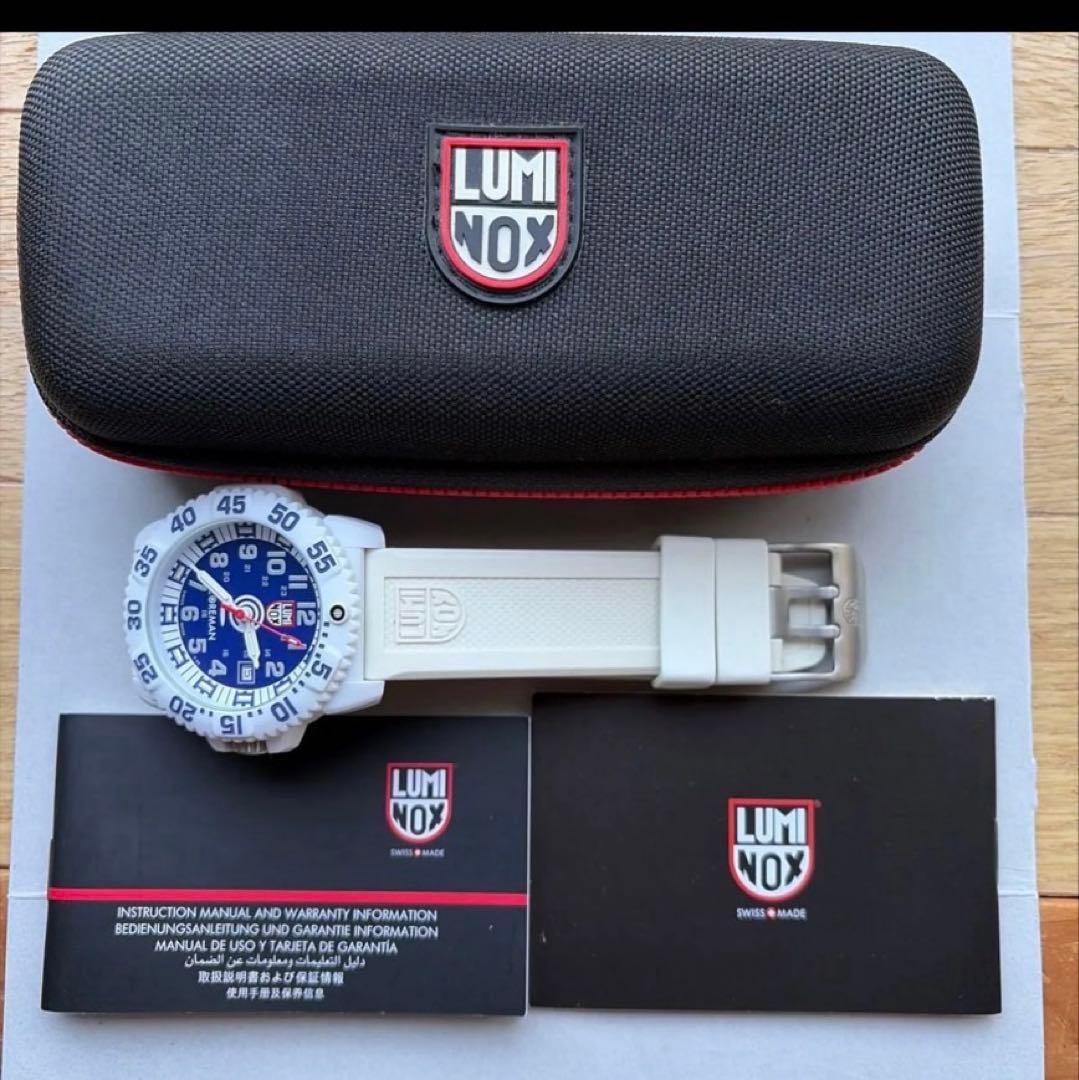 LUMINOX 腕時計3057ホワイト アウト コアマン リミテッドエディション