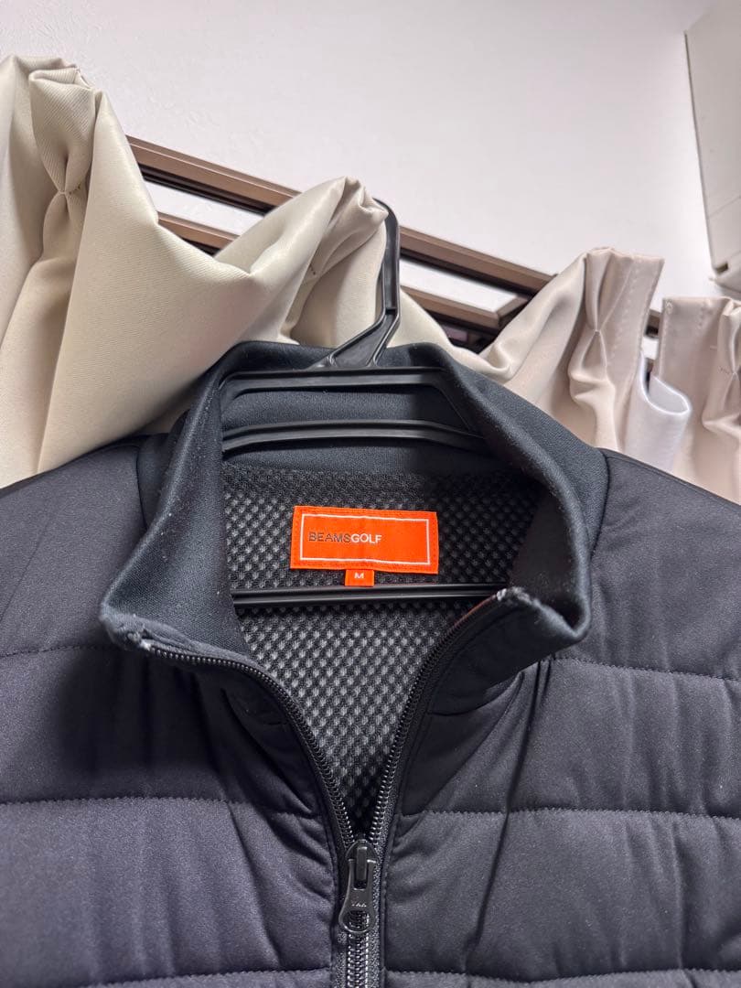 極美品 BEAMS GOLF 中綿ジャケット Mサイズ　2WAY ブルゾン