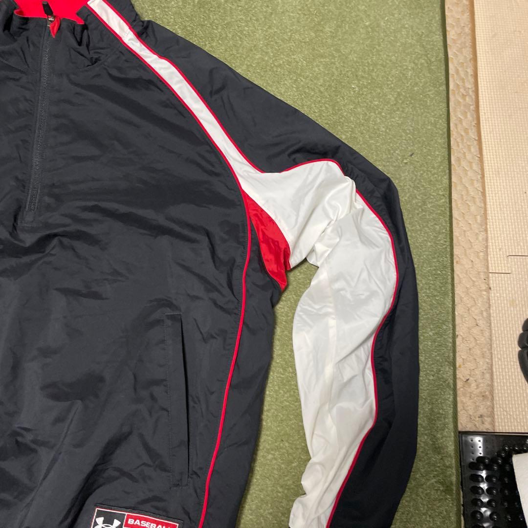 Under Armour 野球用ジャケット MD 黒赤白