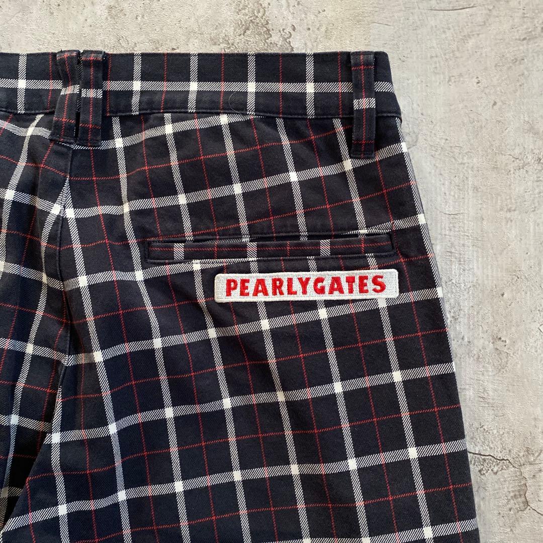 未使用PEARLY GATES　チェック柄ゴルフパンツ　メンズ　サイズ4