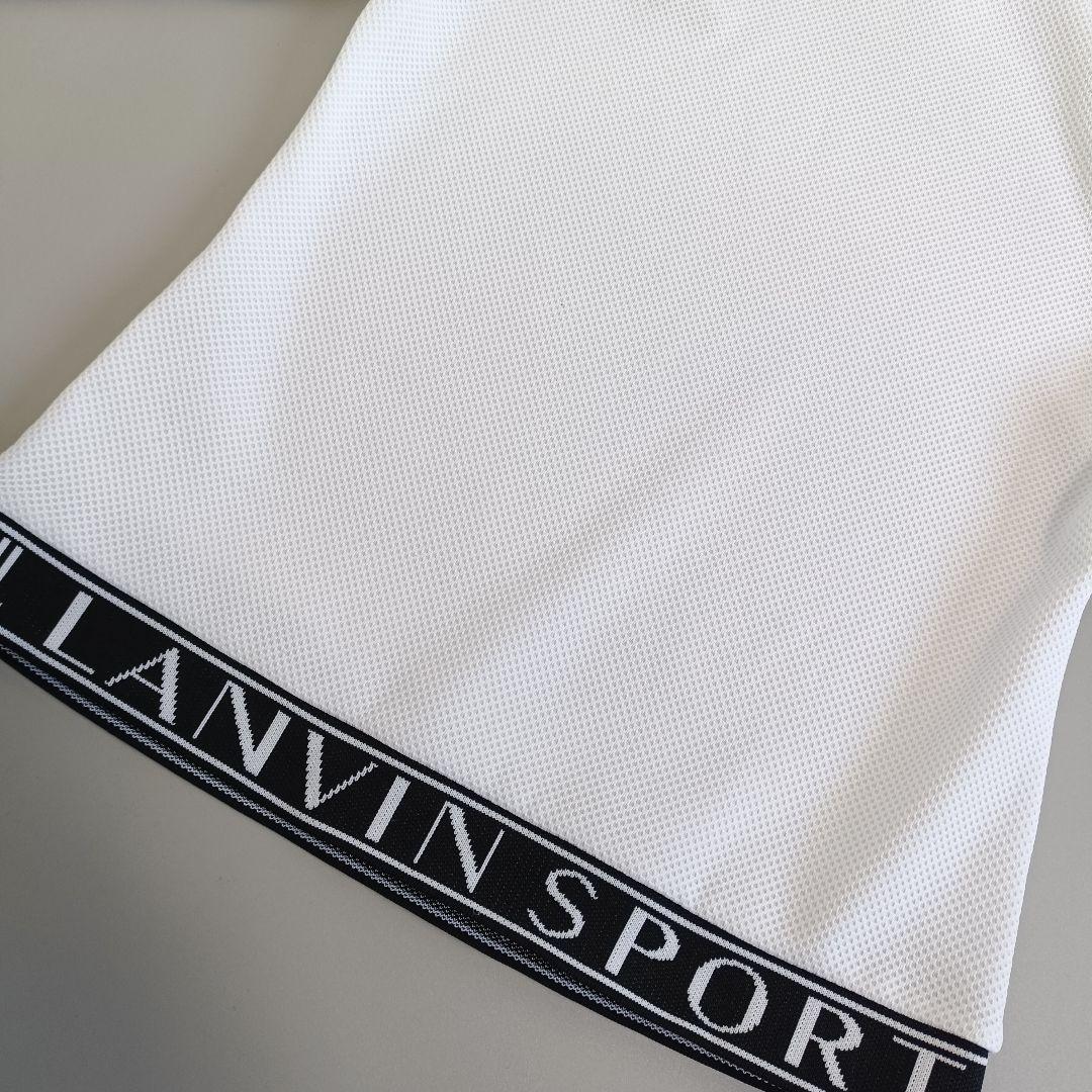 LANVIN SPORT ランバンスポール モックネックシャツ 白 長袖 38