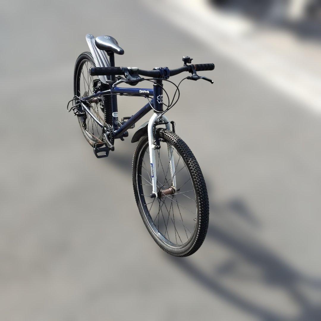クロスバイク 24インチ ヨツバサイクル 8スピード