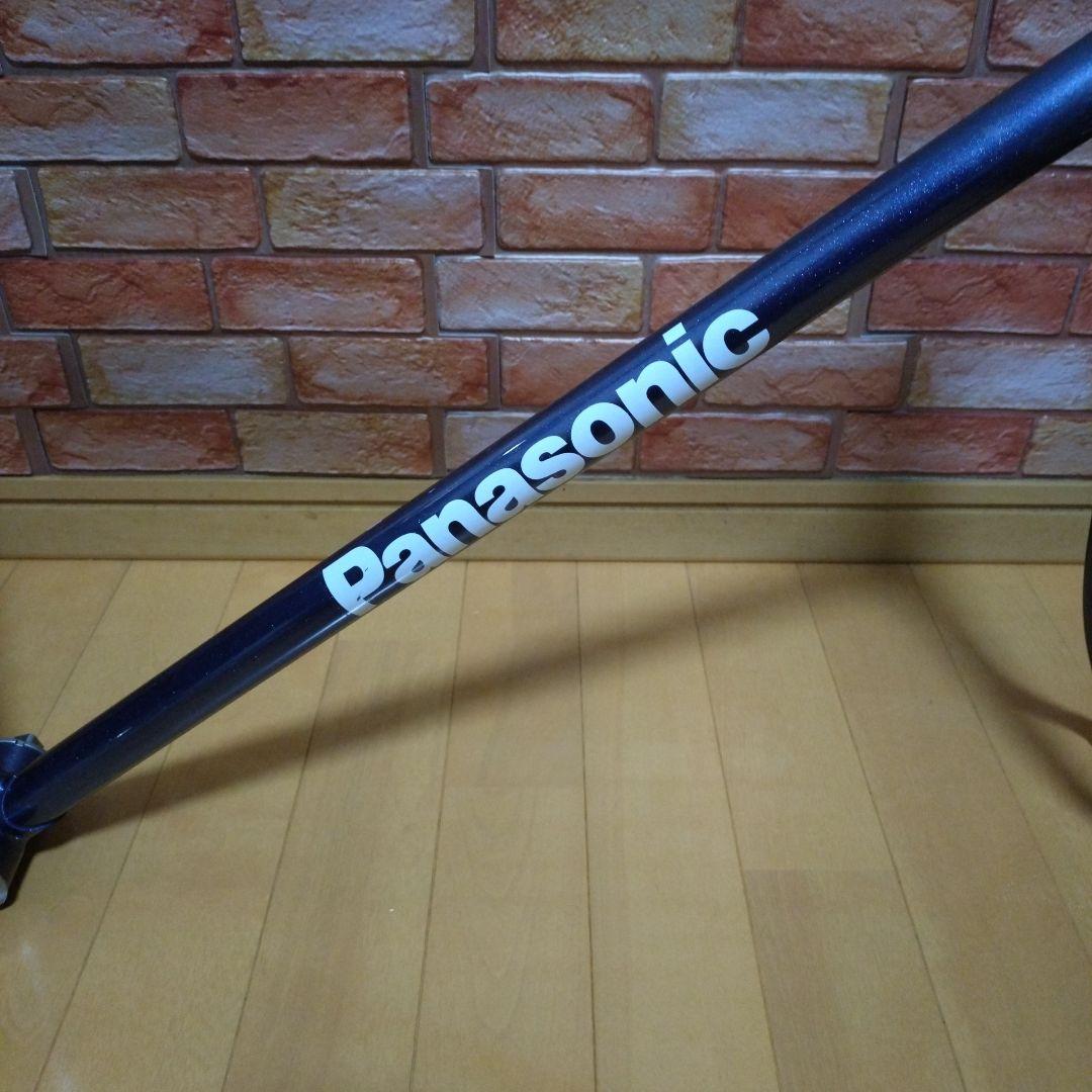 競輪　NJS認定　Panasonic ピストフレーム ダークブルー