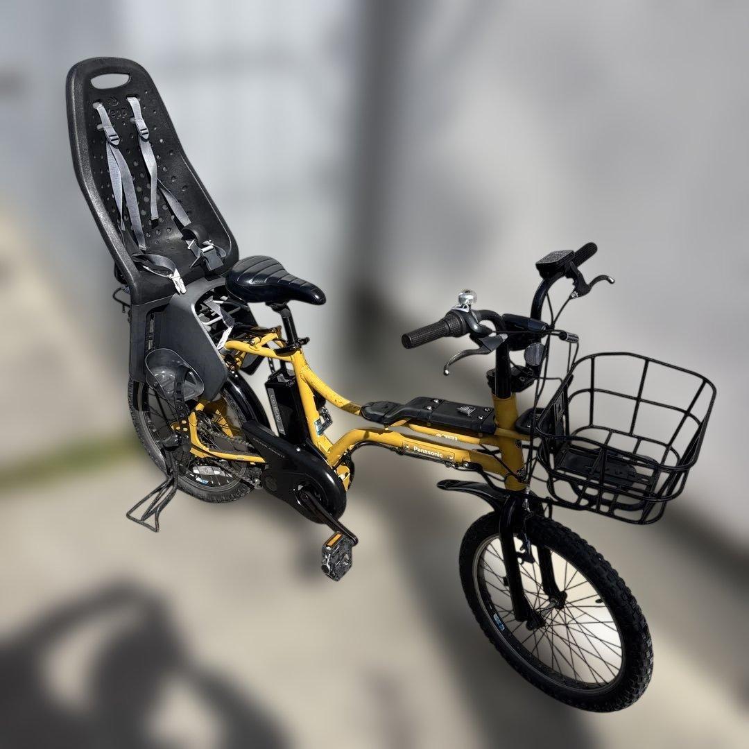パナソニック EZ 電動アシスト自転車 イエロー チャイルドシート付 yepp