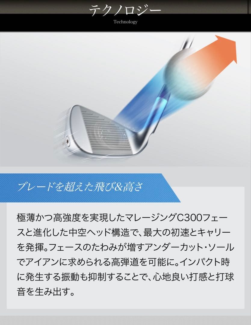 PING i525 アイアン6本（6〜U）2022年モデル　ピン 飛び系アイアン