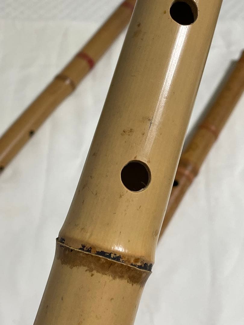 【3管】地無し尺八 セット売り