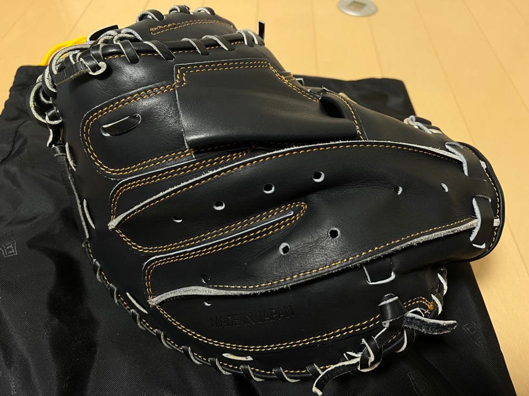 【美品】ZETT プロステイタス 軟式キャッチャーミット 小林型